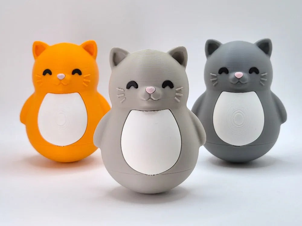 Wobbly Cat Roly Poly β Cute Wobble Desk Toy & Home Decor