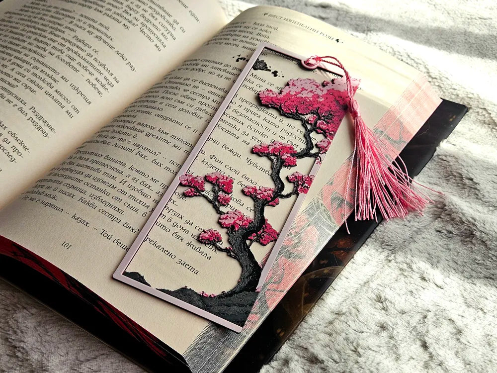 Japanese Sakura Bonsai Bookmark