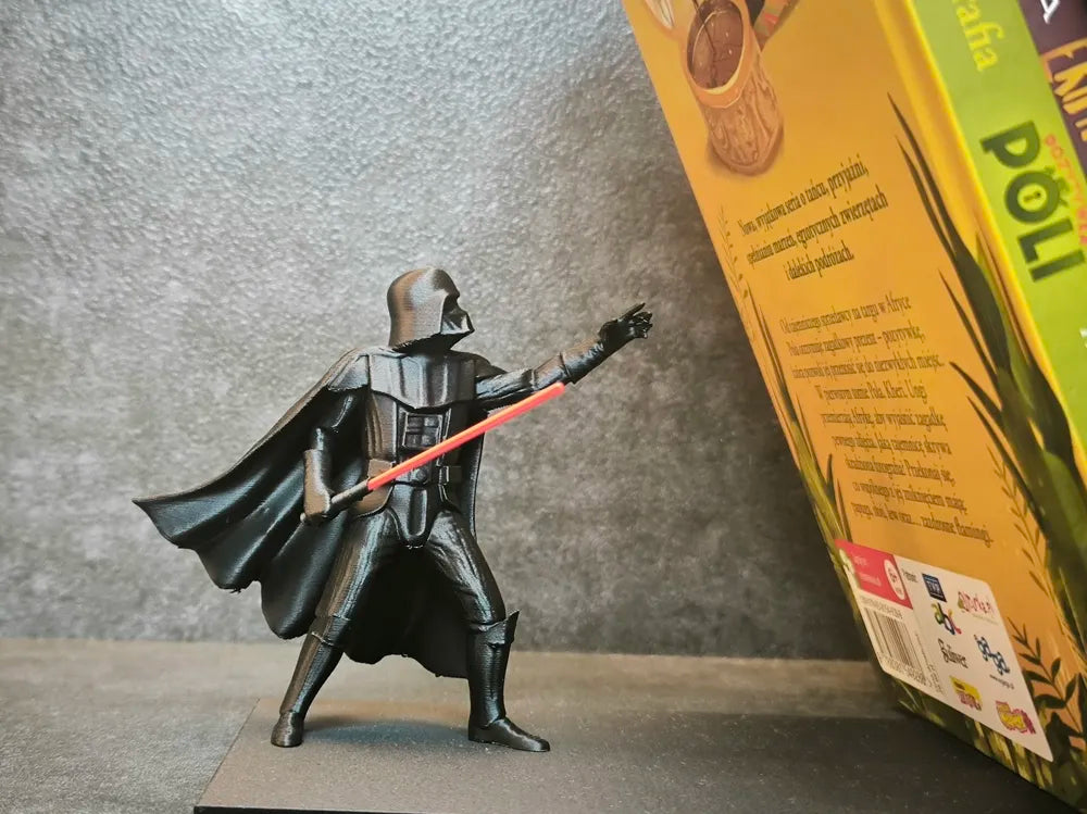 Darth Vader Force Push Leaning Bookend | Star Wars Sith Lord Bookshelf Decor & Optical Illusion Book Stand