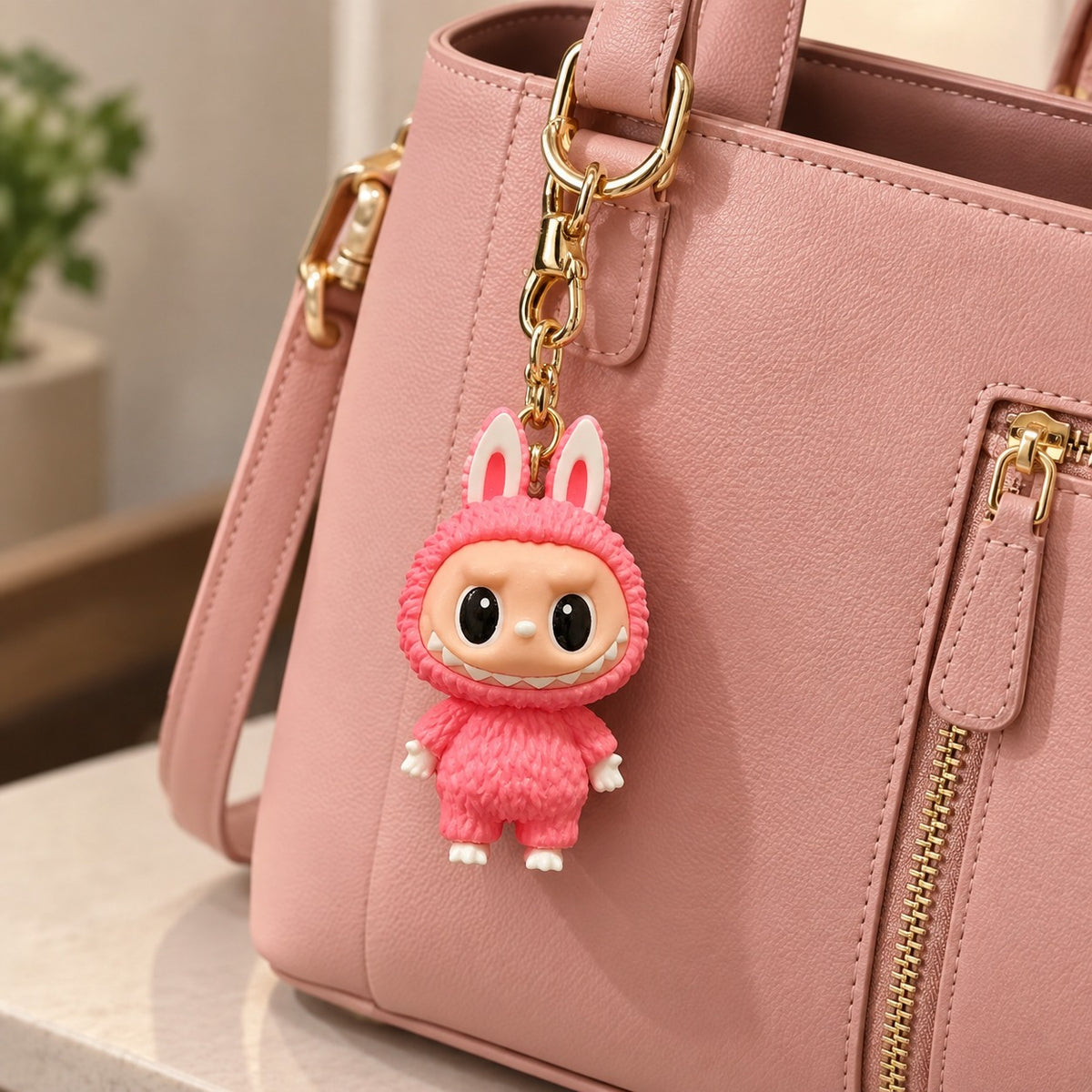 Labubu - 3D Printed Keyring