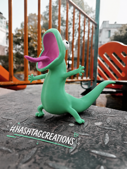 3D Printed Lizard TOM Spring Toy | Funny Fidget & Desk Toy | Cute Collectible | Gift for Kids & Adults