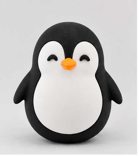 Roly Poly Penguin – Cute Wobble Desk Toy & Home Decor