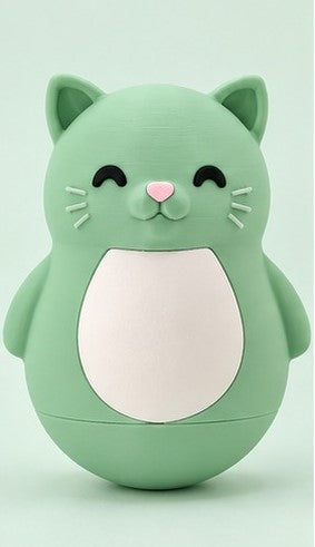 Wobbly Cat Roly Poly – Cute Wobble Desk Toy & Home Decor