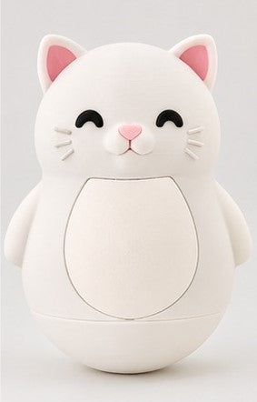 Wobbly Cat Roly Poly – Cute Wobble Desk Toy & Home Decor